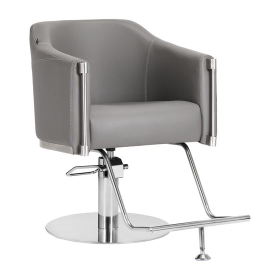 Fauteuil de Coiffeur Gabbiano Burgos Gris
