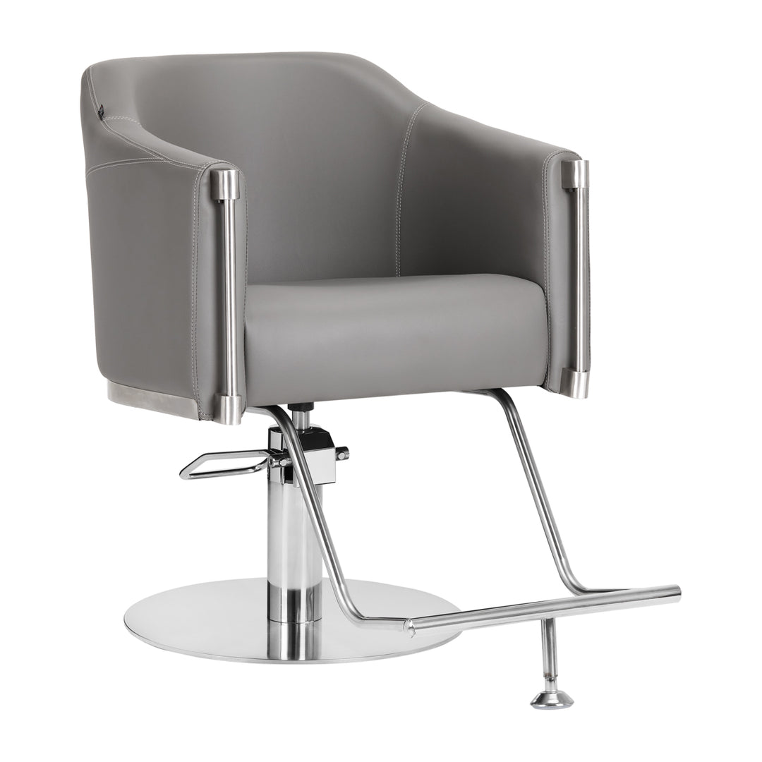 Fauteuil de Coiffeur Gabbiano Burgos Gris