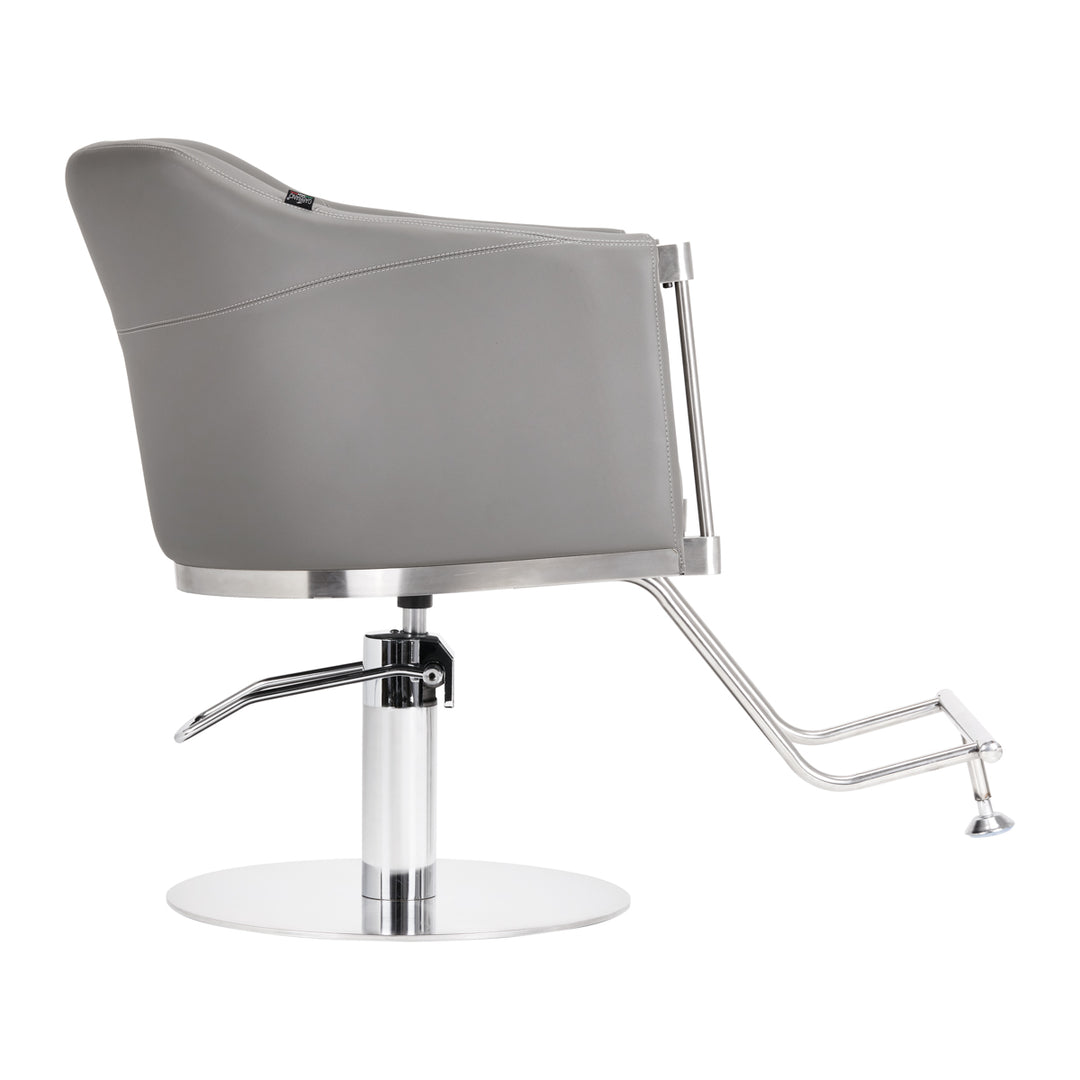 Fauteuil de Coiffeur Gabbiano Burgos Gris