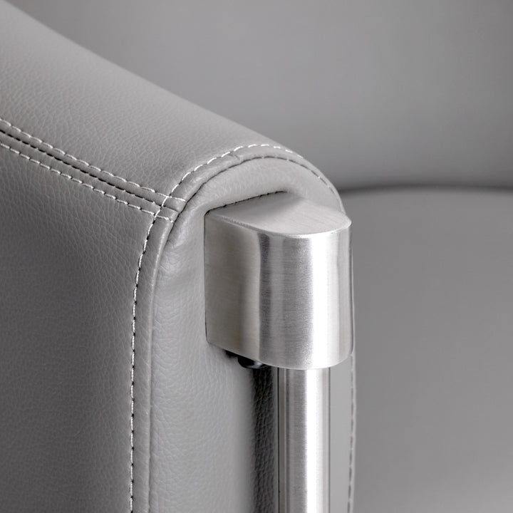 Fauteuil de Coiffeur Gabbiano Burgos Gris