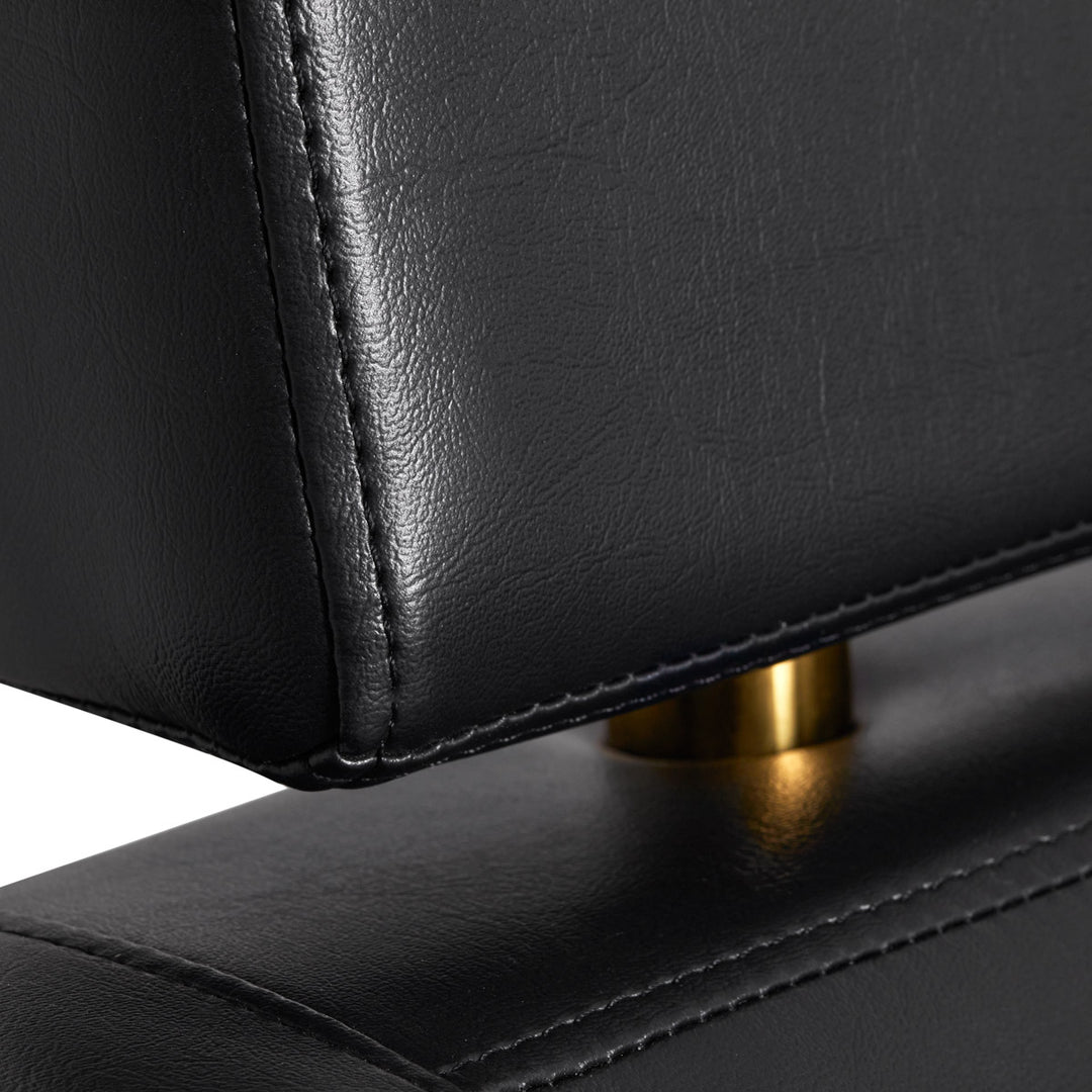 Fauteuil de Coiffeur Gabbiano Toledo Or Noir
