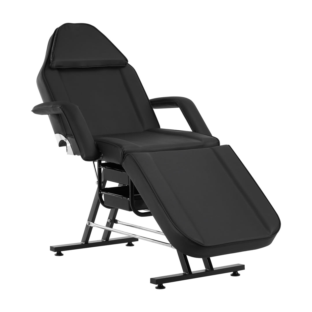 Fauteuil Esthétique Sillon avec Cuvettes Noir