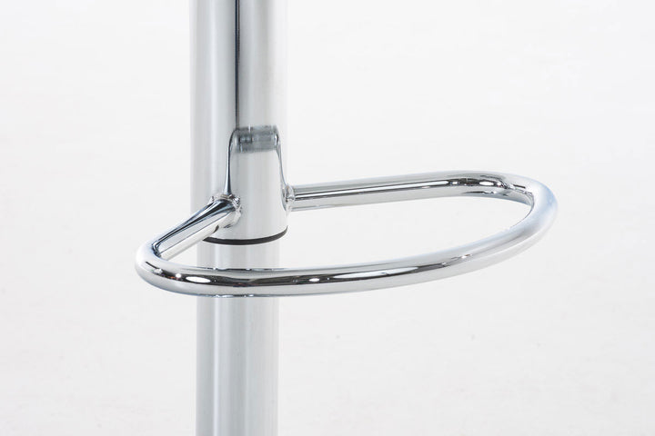 Tabouret de Bar avec Dossier Réglable Pivotant 105 Plastique Noir - image 8