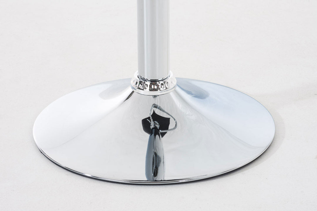 Tabouret de Bar avec Dossier Réglable Pivotant 105 Plastique Noir - image 9