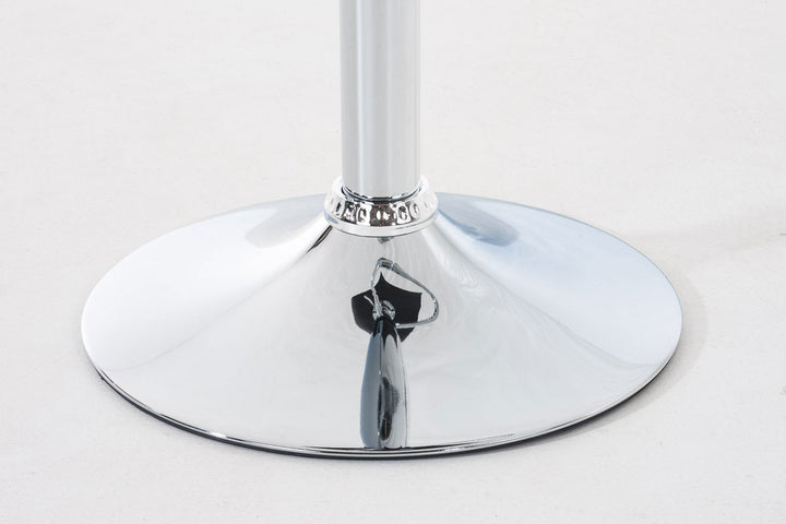 Tabouret de Bar avec Dossier Réglable Pivotant 105 Plastique Noir - image 9