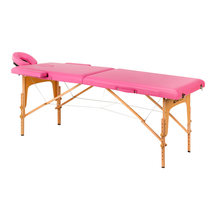 Table de massage Pliante Komfort Activ Fizjo 2 Zones Bois Rose 1
