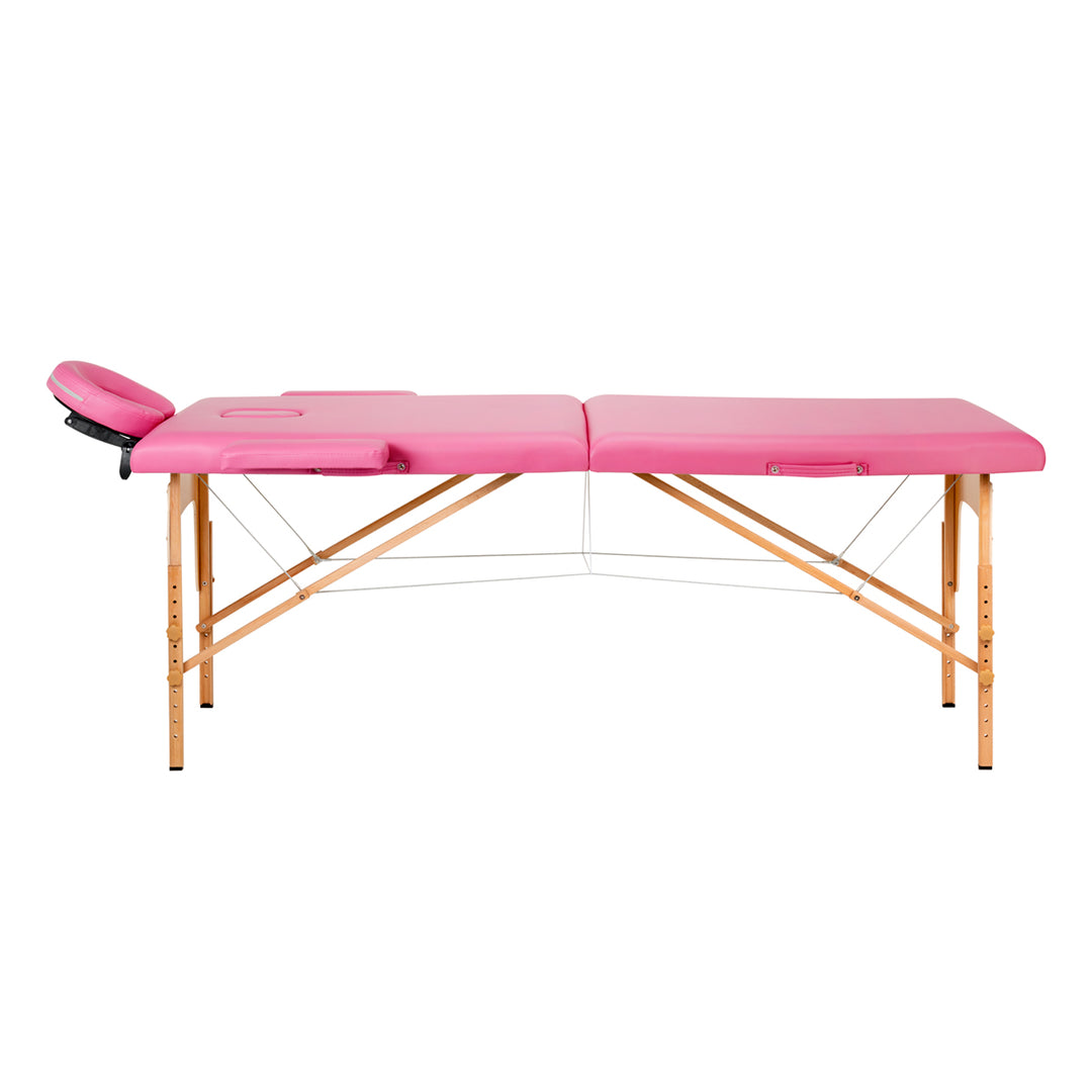 Table de massage Pliante Komfort Activ Fizjo 2 Zones Bois Rose 2