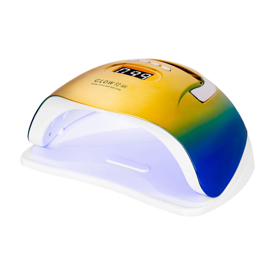 Lampe UV Ongles LED Glow F2 220W Or-Bleu