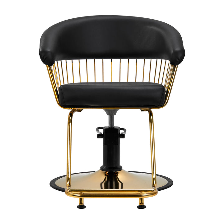 Fauteuil de Coiffeur Gabbiano Lille Or Noir