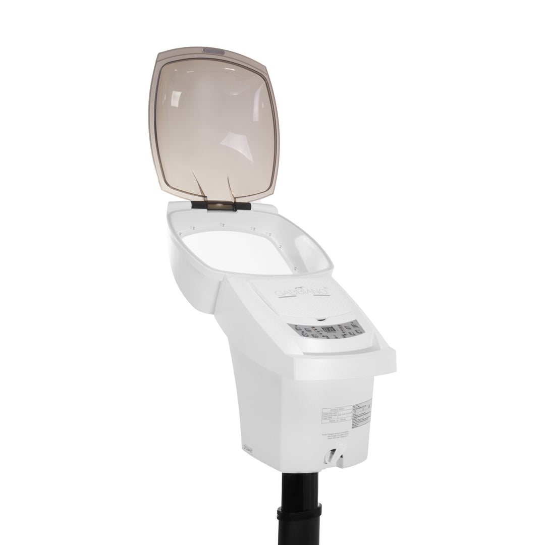 Casque Vapeur sur Pied Gabbiano 408D avec Ozonisation Active Blanc