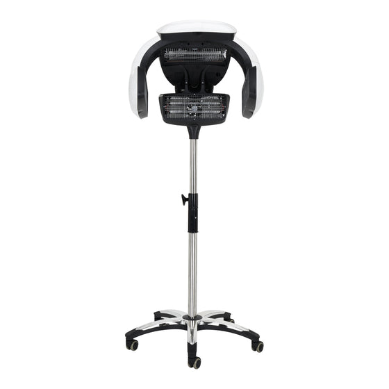 Casque Sèche-Cheveux sur Pied Gabbiano Y-707 Infrazon Blanc