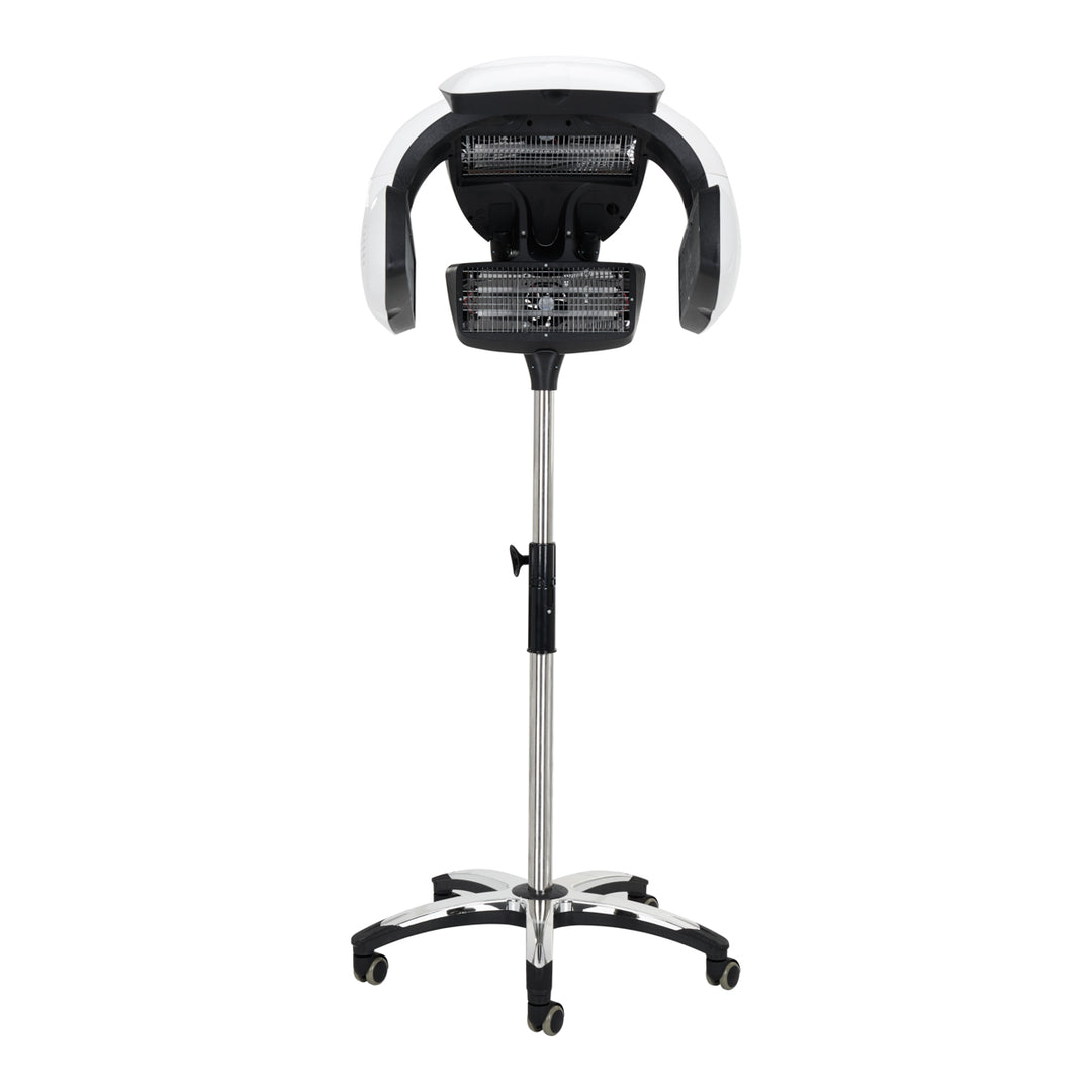 Casque Sèche-Cheveux sur Pied Gabbiano Y-707 Infrazon Blanc