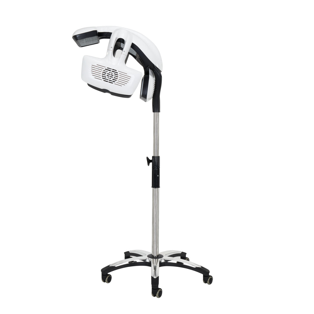 Casque Sèche-Cheveux sur Pied Gabbiano Y-707 Infrazon Blanc