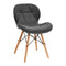 Chaise Réglable 4Rico QS-186 Velours Gris