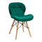 Chaise Réglable 4Rico QS-186 Velours Vert