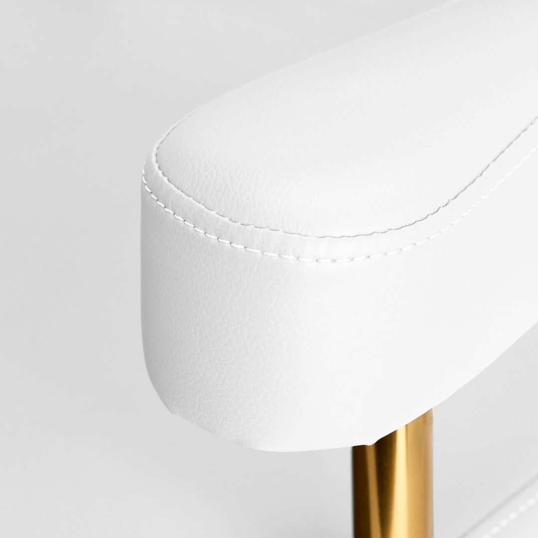 Fauteuil de Coiffeur Gabbiano Granada Or-Blanc