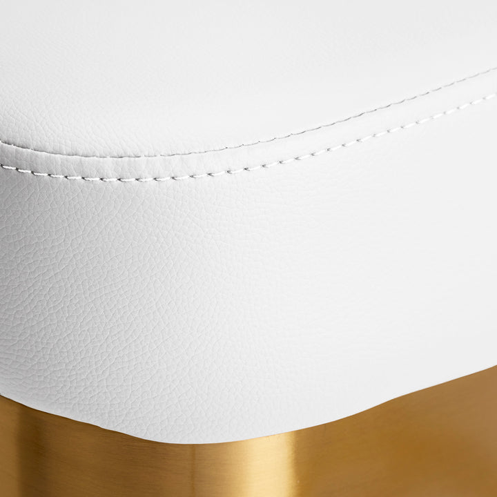 Fauteuil de Coiffeur Gabbiano Granada Or-Blanc