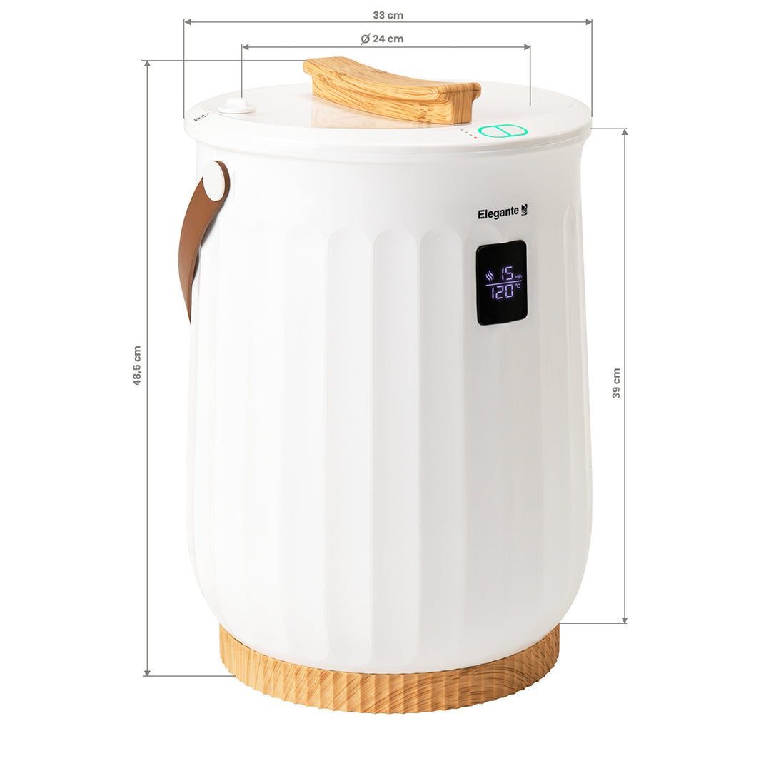 Chauffe-Serviettes Elegante E8 20L 400W Blanc - image 9