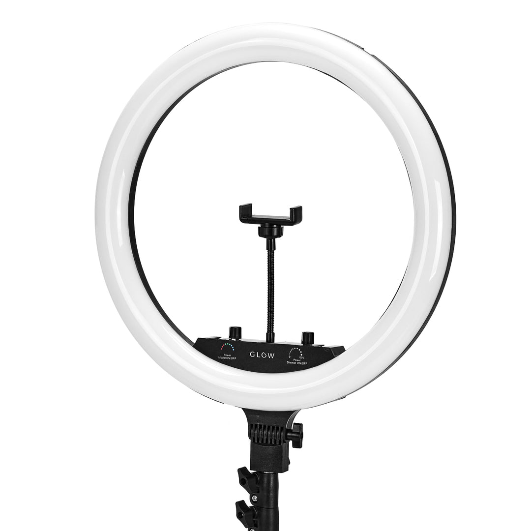 Ring Light Glow 18" sur pied 45W Noir RGB 5