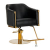Fauteuil de Coiffeur Gabbiano Burgos Or-Noir