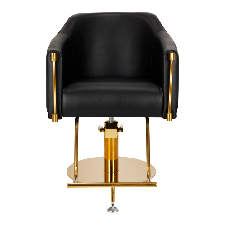 Fauteuil de Coiffeur Gabbiano Burgos Or-Noir