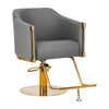 Fauteuil de Coiffeur Gabbiano Burgos Or-Gris