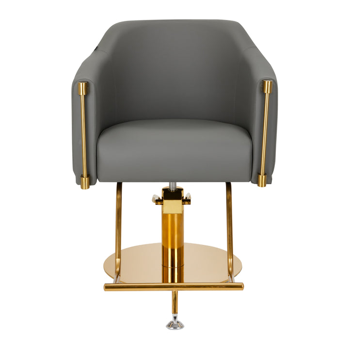 Fauteuil de Coiffeur Gabbiano Burgos Or-Gris