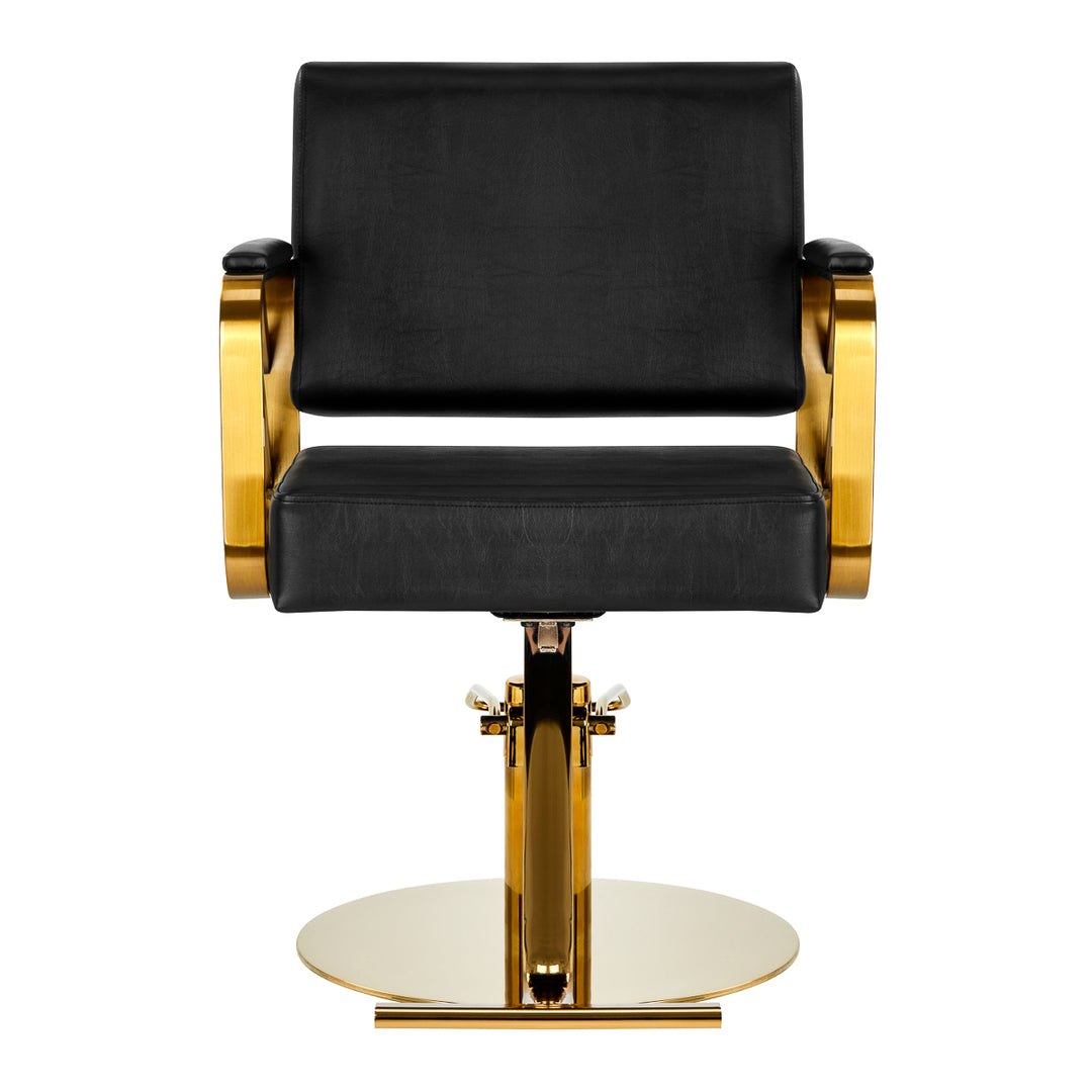 Fauteuil de Coiffeur Gabbiano Genua Or Noir