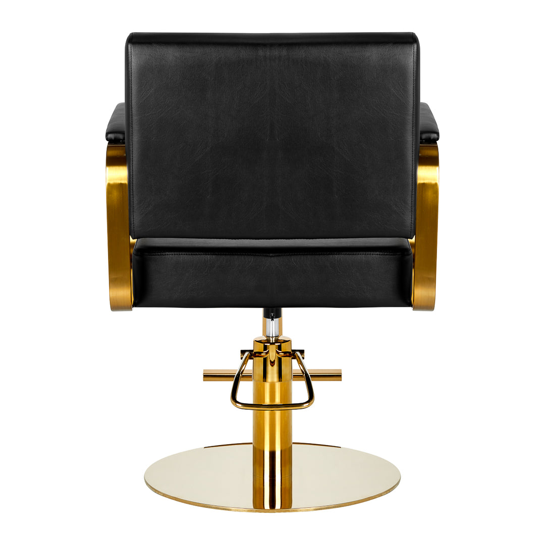 Fauteuil de Coiffeur Gabbiano Genua Or Noir