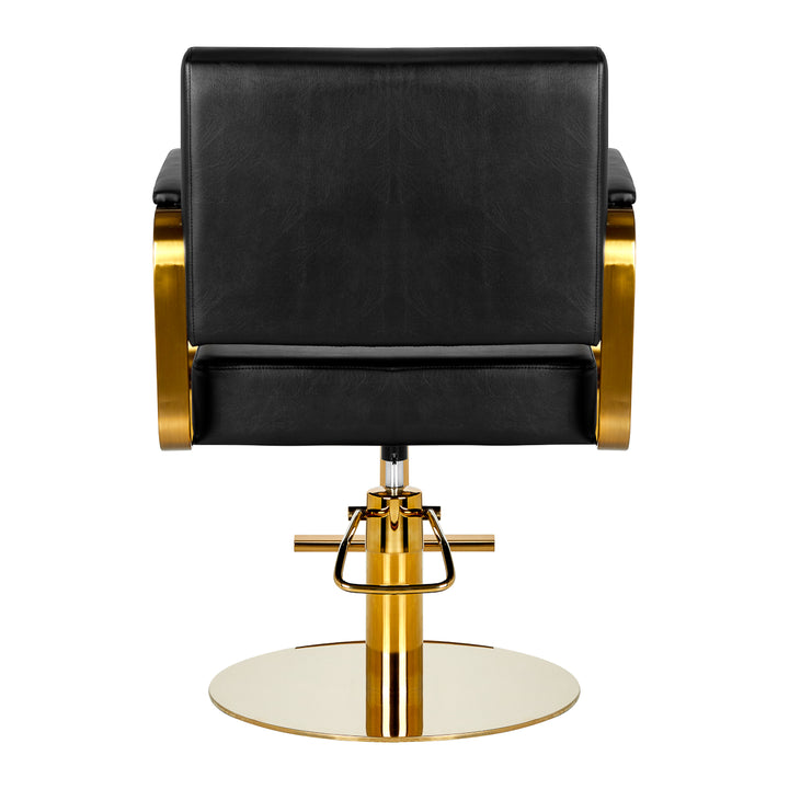 Fauteuil de Coiffeur Gabbiano Genua Or Noir