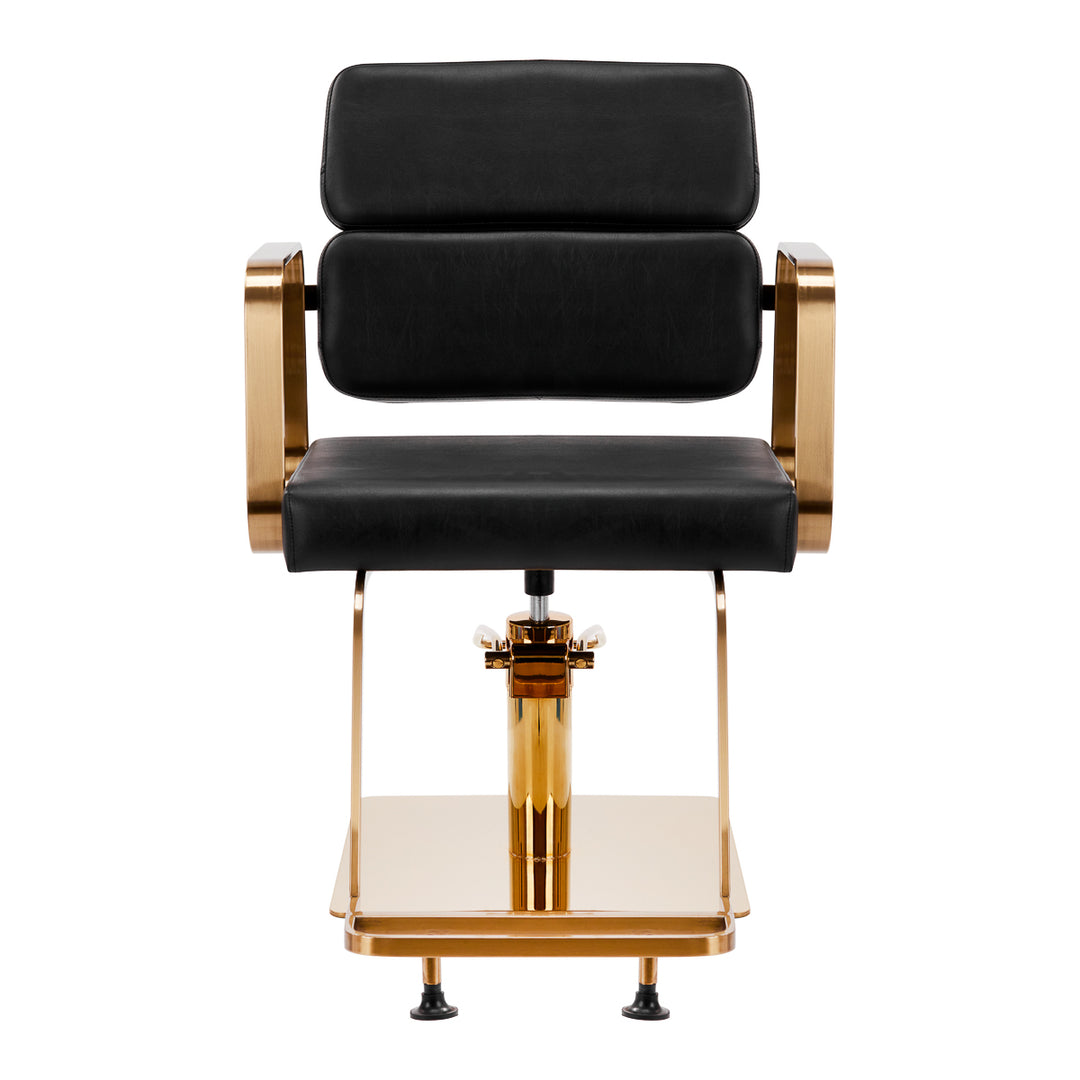 Fauteuil de Coiffeur Gabbiano Porto Or-Noir