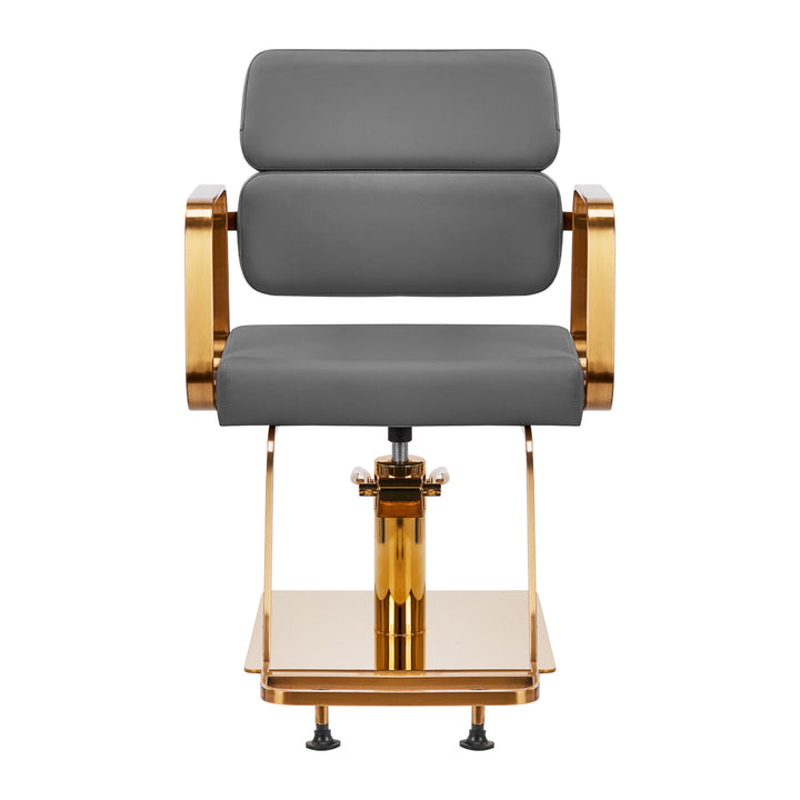 Fauteuil de Coiffeur Gabbiano Porto Or-Gris