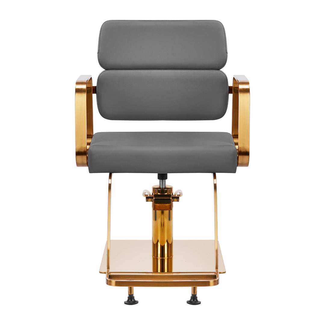 Fauteuil de Coiffeur Gabbiano Porto Or-Gris