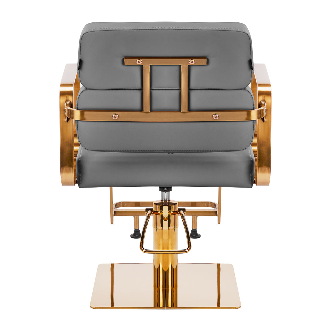 Fauteuil de Coiffeur Gabbiano Porto Or-Gris