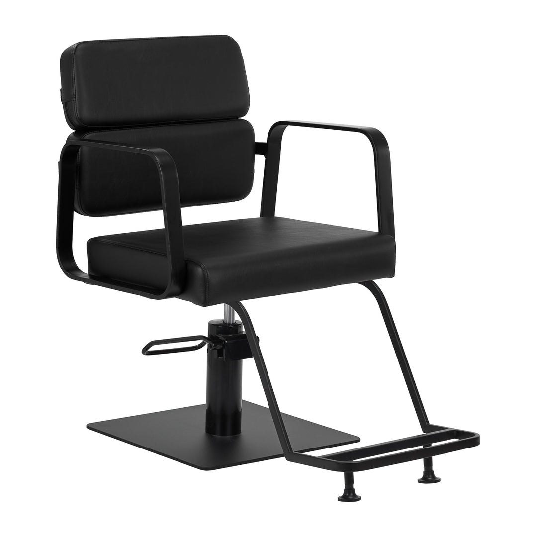 Fauteuil de Coiffeur Gabbiano Porto Noir-Noir