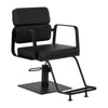 Fauteuil de Coiffeur Gabbiano Porto Noir-Noir