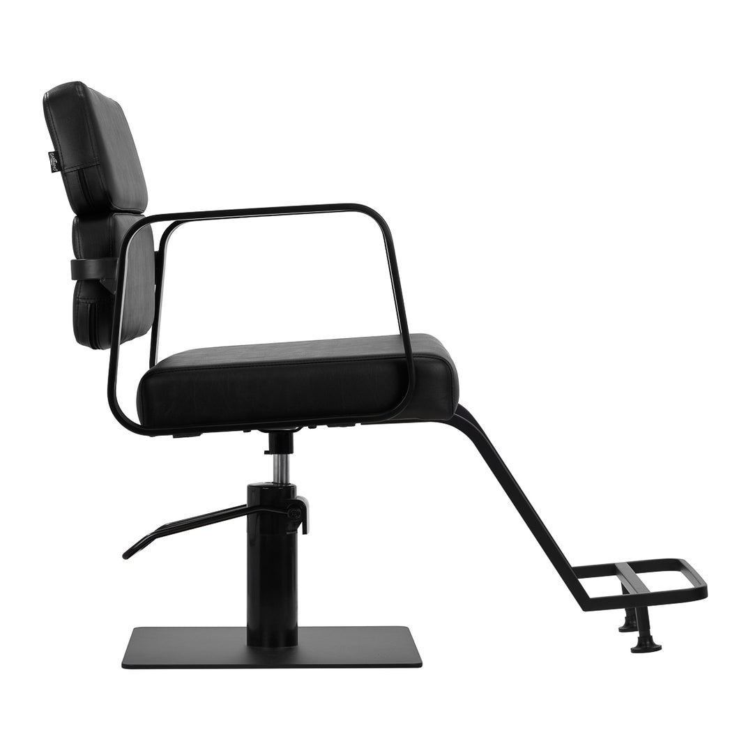 Fauteuil de Coiffeur Gabbiano Porto Noir-Noir