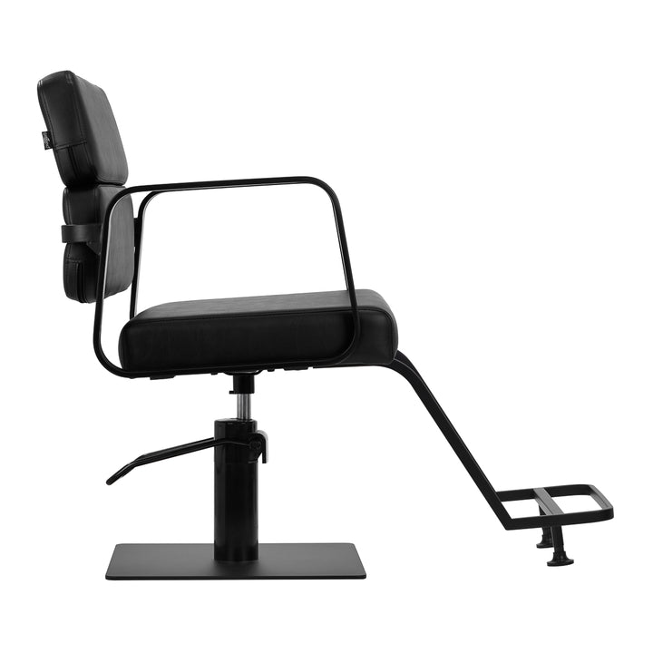 Fauteuil de Coiffeur Gabbiano Porto Noir-Noir