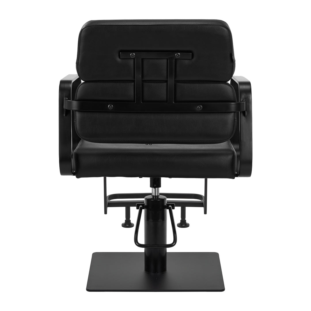Fauteuil de Coiffeur Gabbiano Porto Noir-Noir