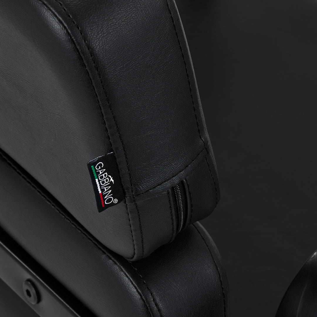 Fauteuil de Coiffeur Gabbiano Porto Noir-Noir
