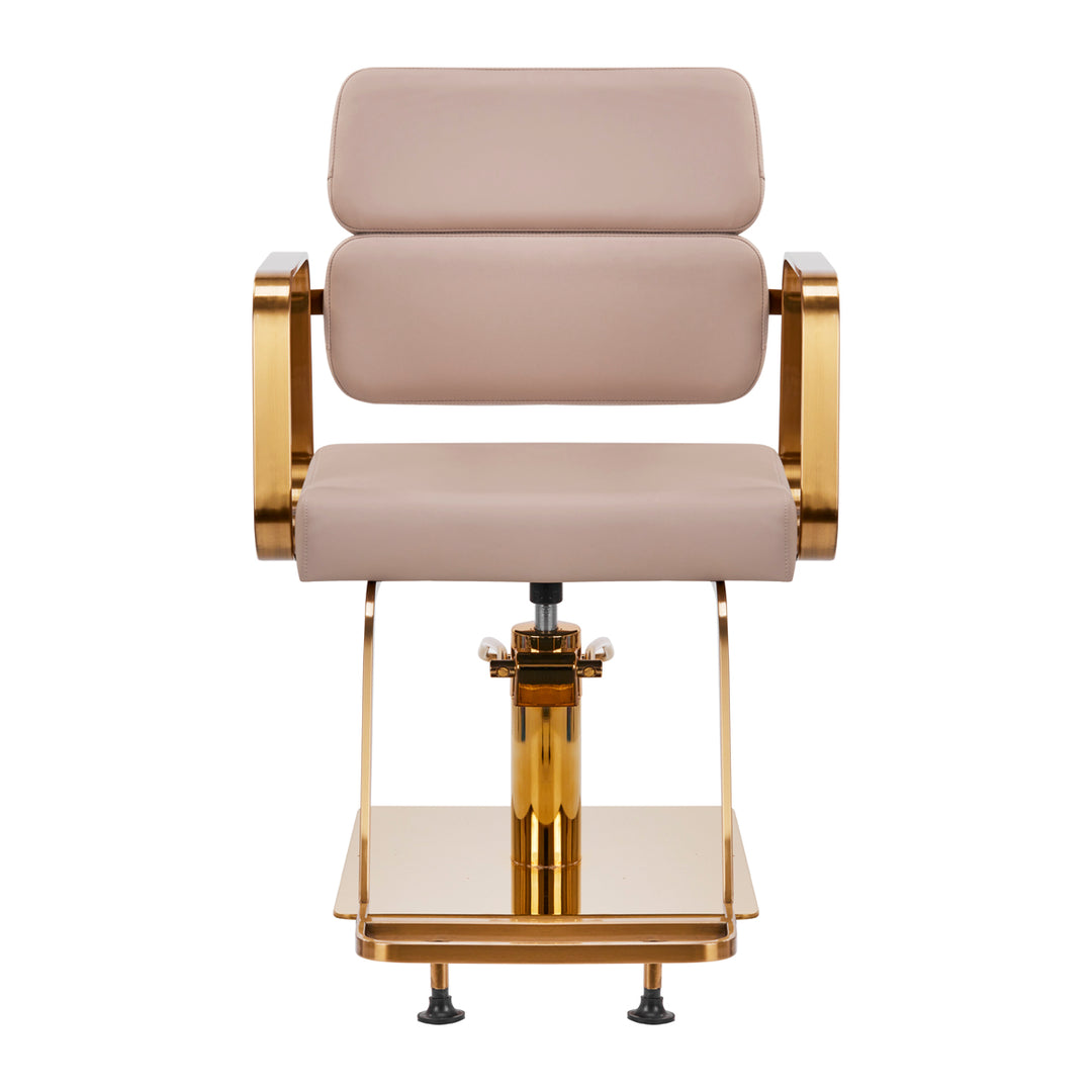Fauteuil de Coiffeur Gabbiano Porto Or-Beige
