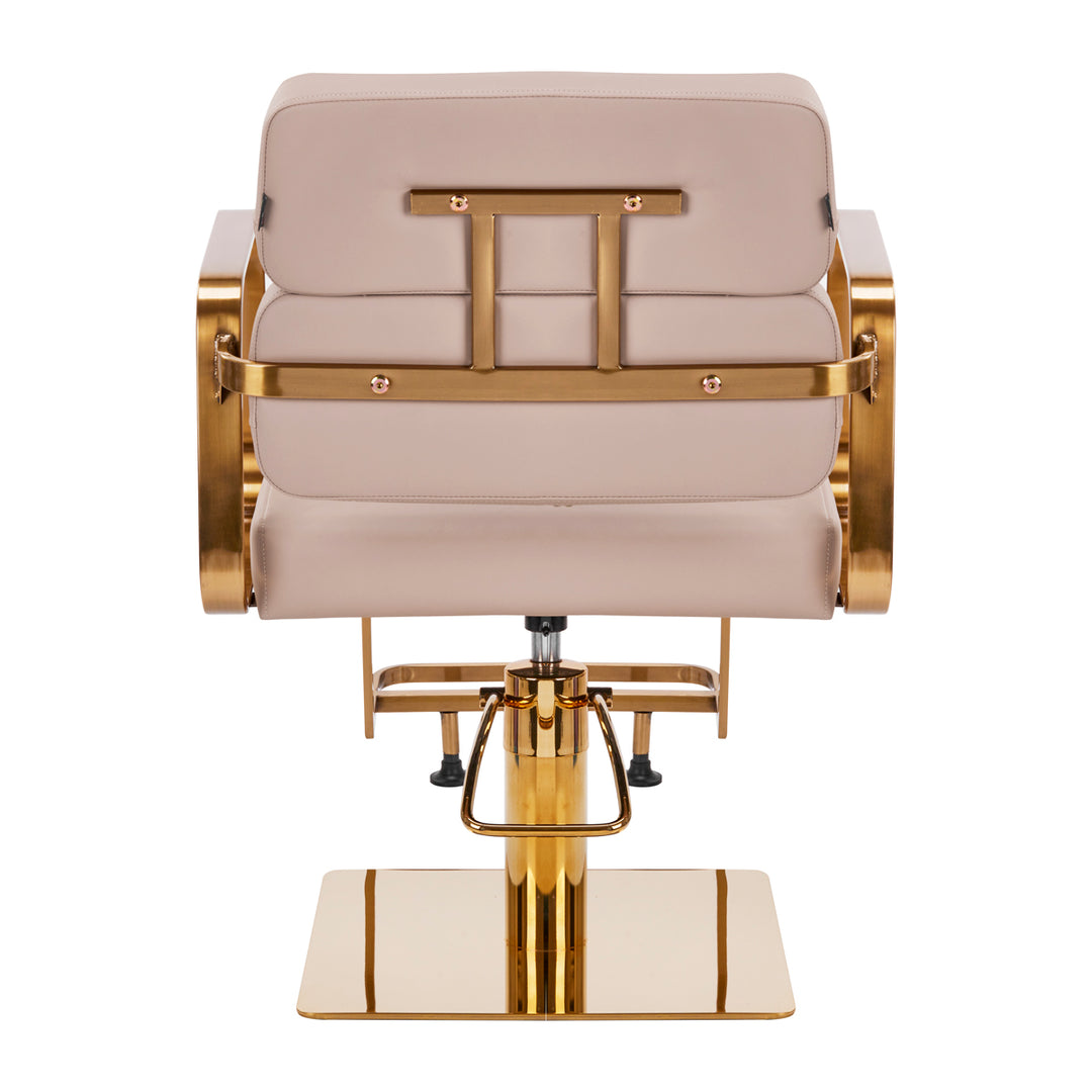 Fauteuil de Coiffeur Gabbiano Porto Or-Beige