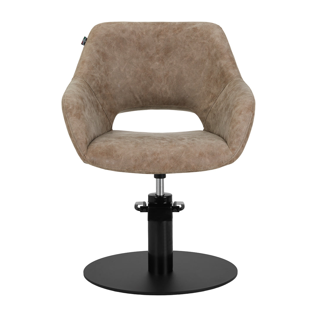 Fauteuil de Coiffeur Gabbiano Sevilla Vieux Marron