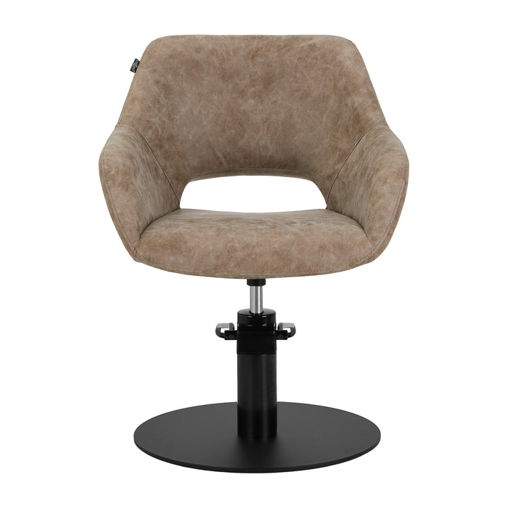 Fauteuil de Coiffeur Gabbiano Sevilla Vieux Marron