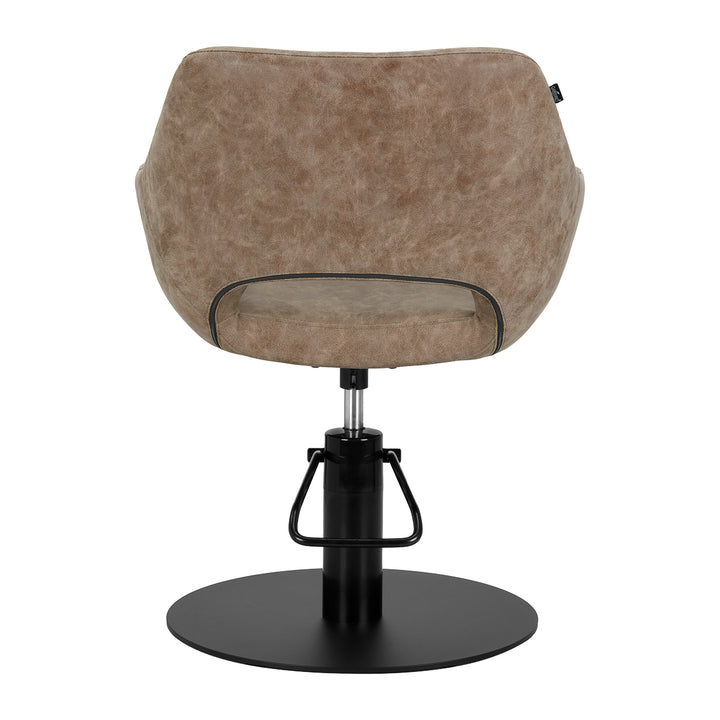 Fauteuil de Coiffeur Gabbiano Sevilla Vieux Marron