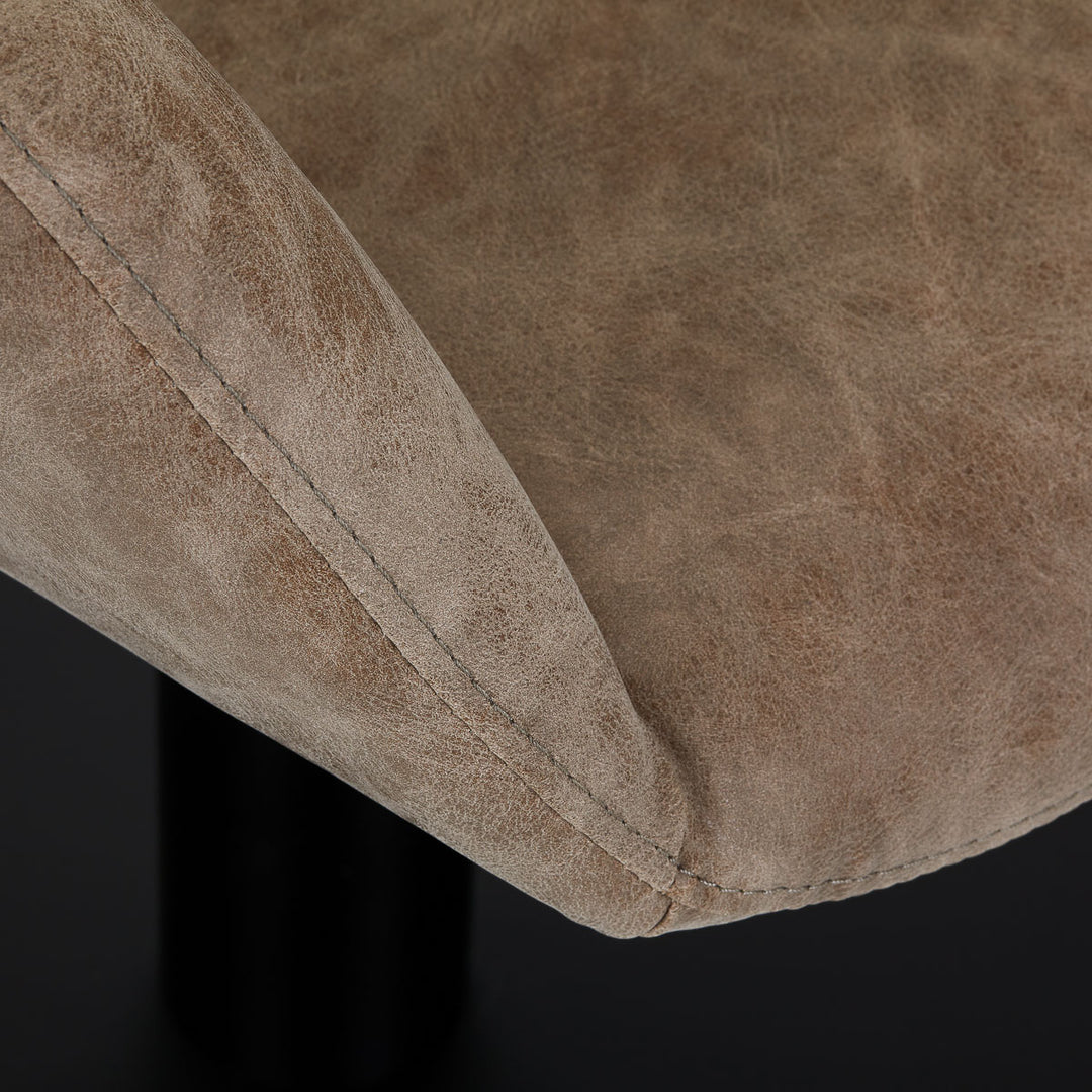 Fauteuil de Coiffeur Gabbiano Sevilla Vieux Marron