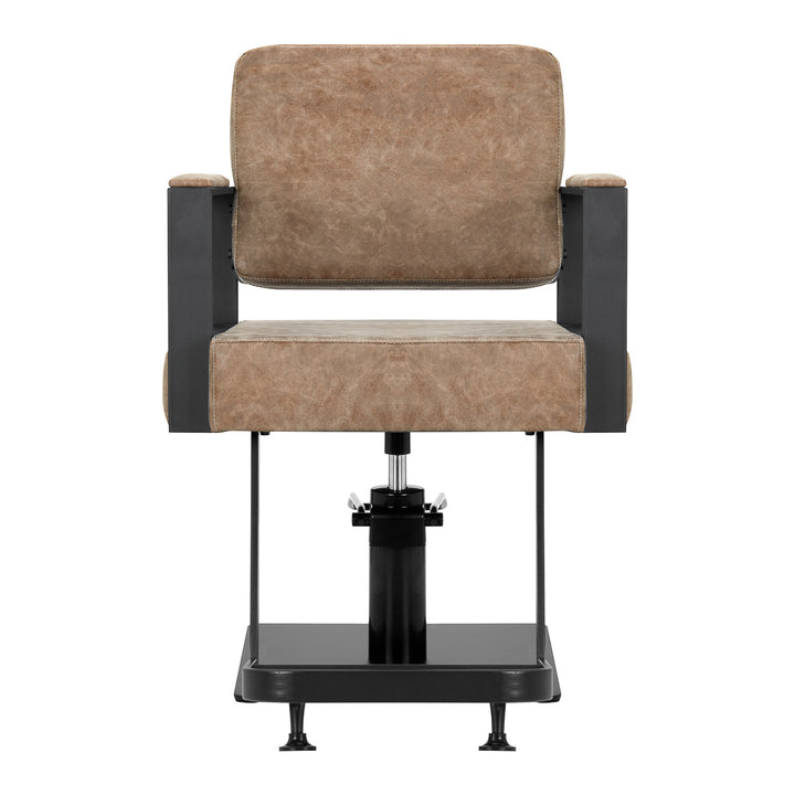Fauteuil de Coiffeur Gabbiano Modena Vieux Marron