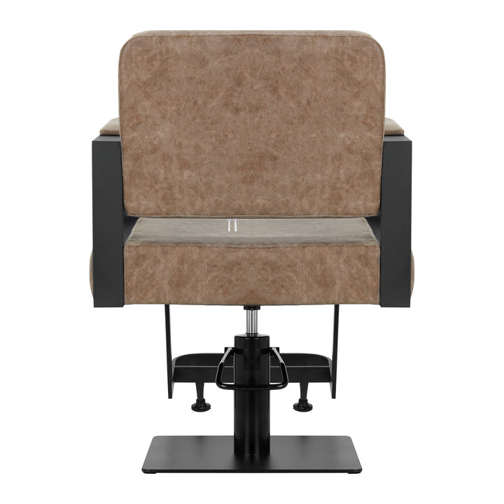 Fauteuil de Coiffeur Gabbiano Modena Vieux Marron