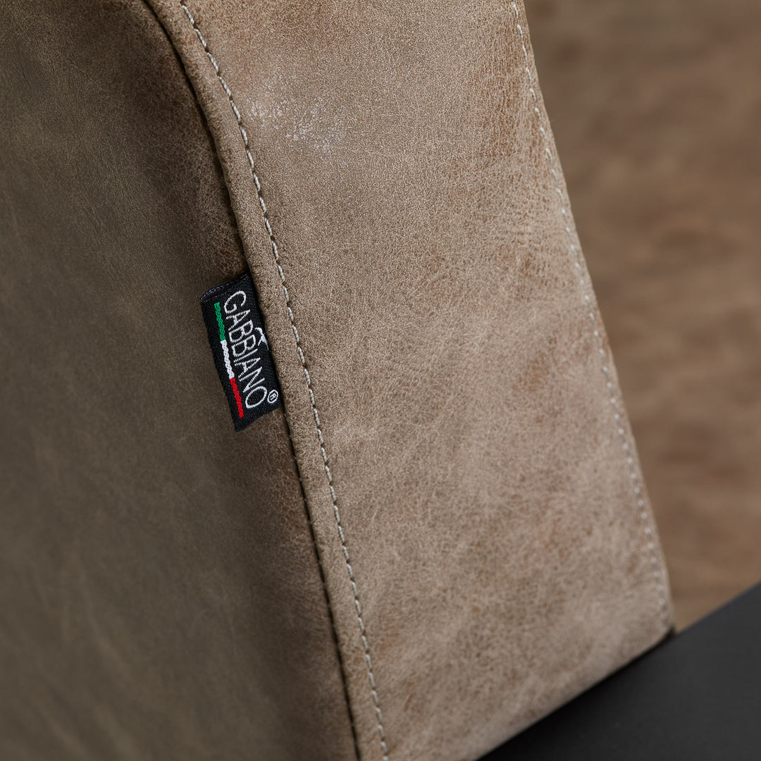 Fauteuil de Coiffeur Gabbiano Modena Vieux Marron
