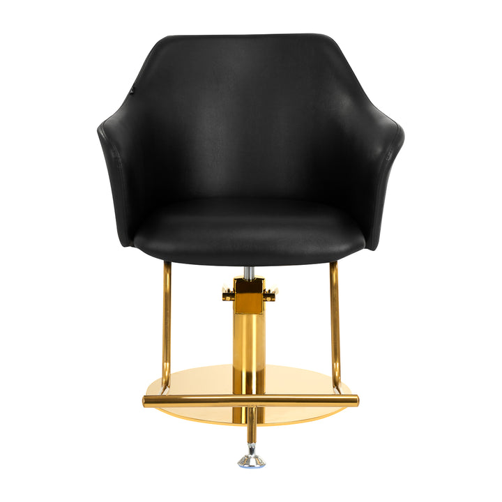 Fauteuil de Coiffeur Gabbiano Marbella Or Noir